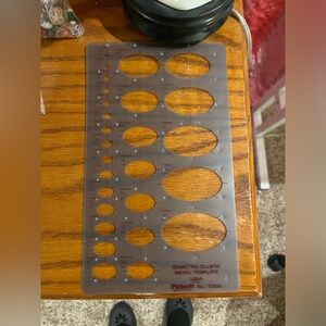 Pickett Isometric Ellipse Inking Template